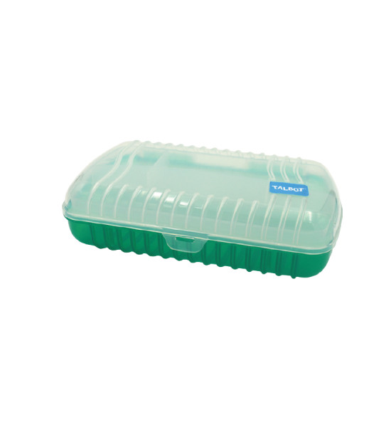 Caja Plástica (PP) Porta Lápices con Bandeja Interna, (6 cm Alto x 23 cm Ancho x 14 cm Largo), Unidad.